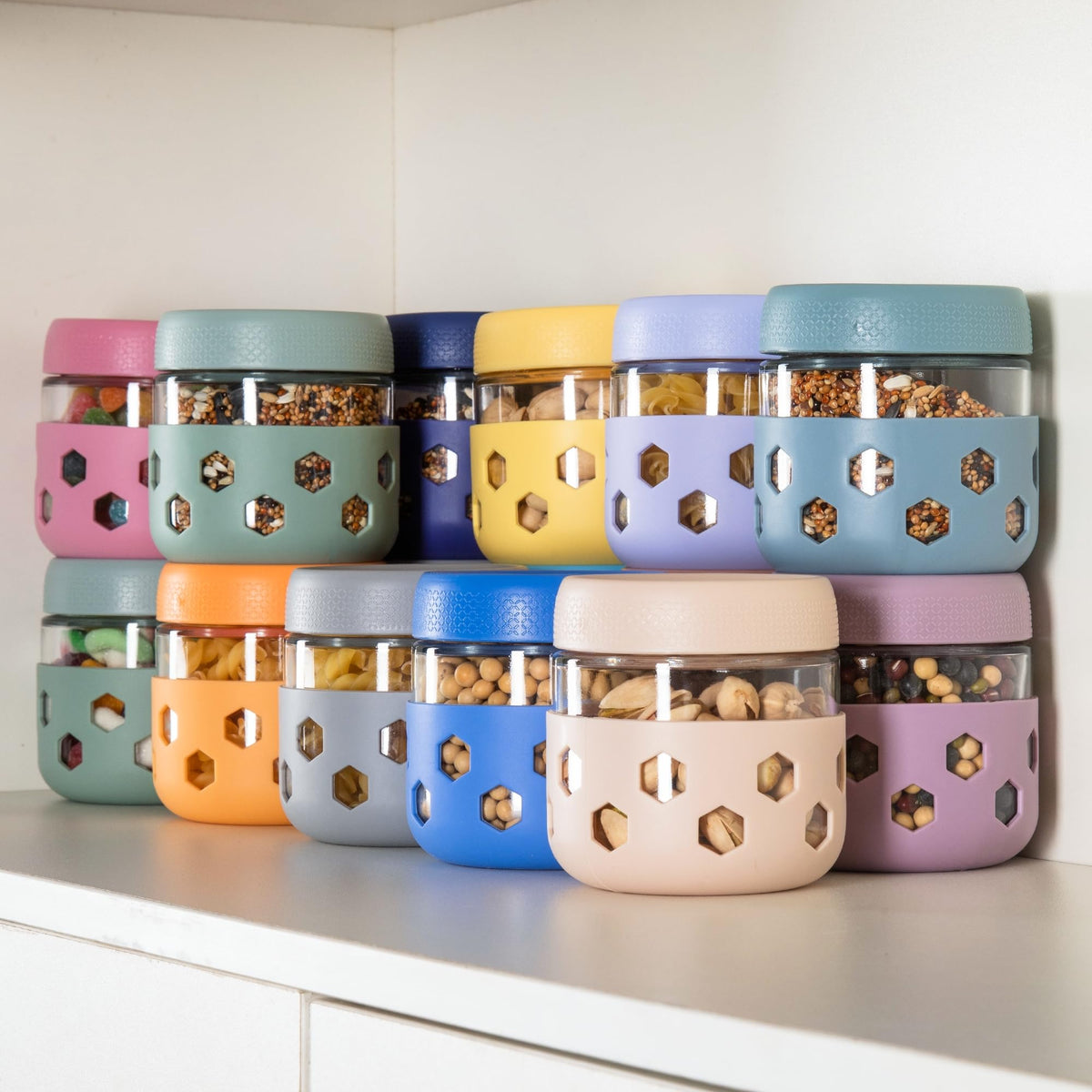 Gemice durable BPA-free glass for sustainable meal prep.