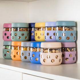 Gemice durable BPA-free glass for sustainable meal prep.
