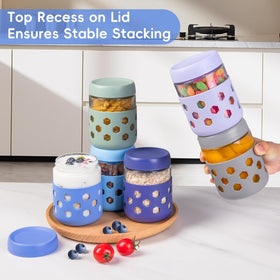 Gemice dishwasher-safe jars and lids simplify cleanup after meals.
