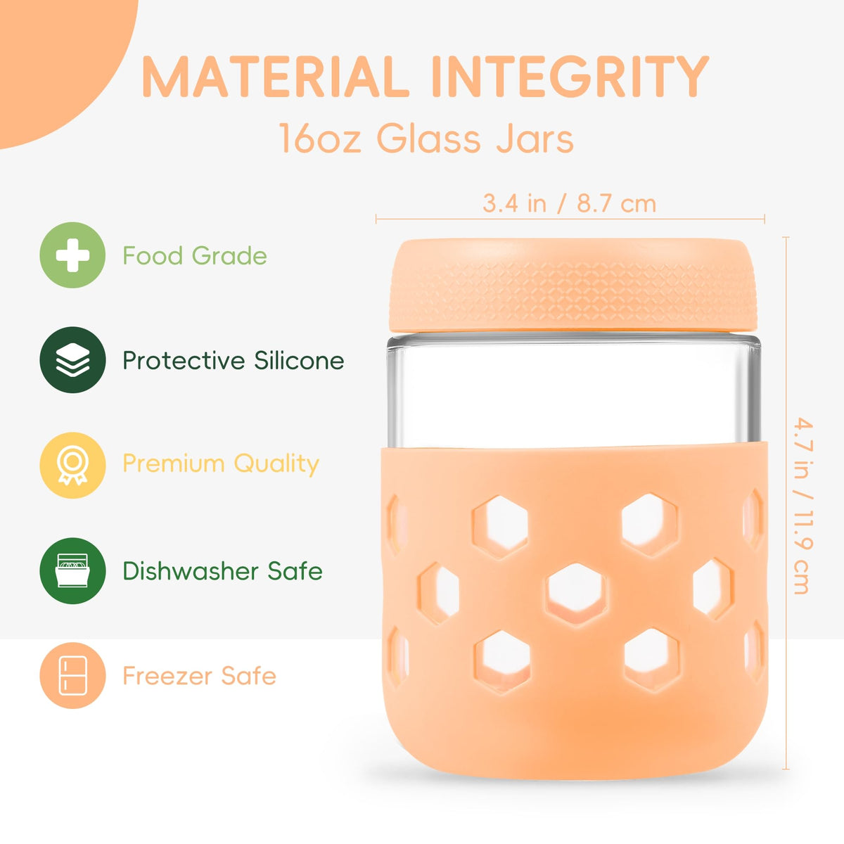 Gemice jar is dishwasher-safe, simplifying cleanup after yogurt parfaits and smoothies