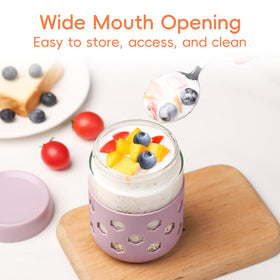 Gemice freezer-safe and dishwasher-safe jar for convenient cleanup.