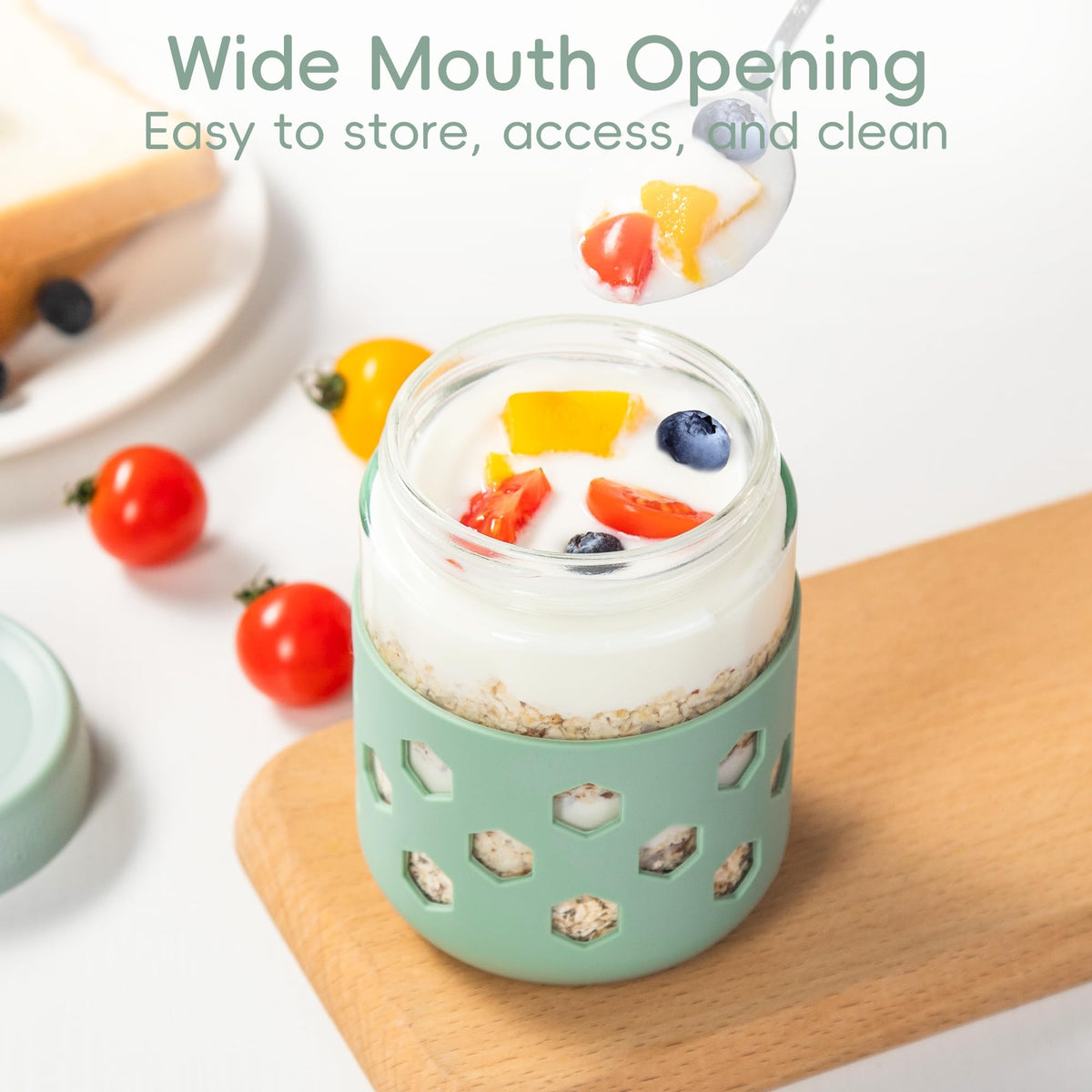 Gemice glass jar is dishwasher-safe for quick cleanup