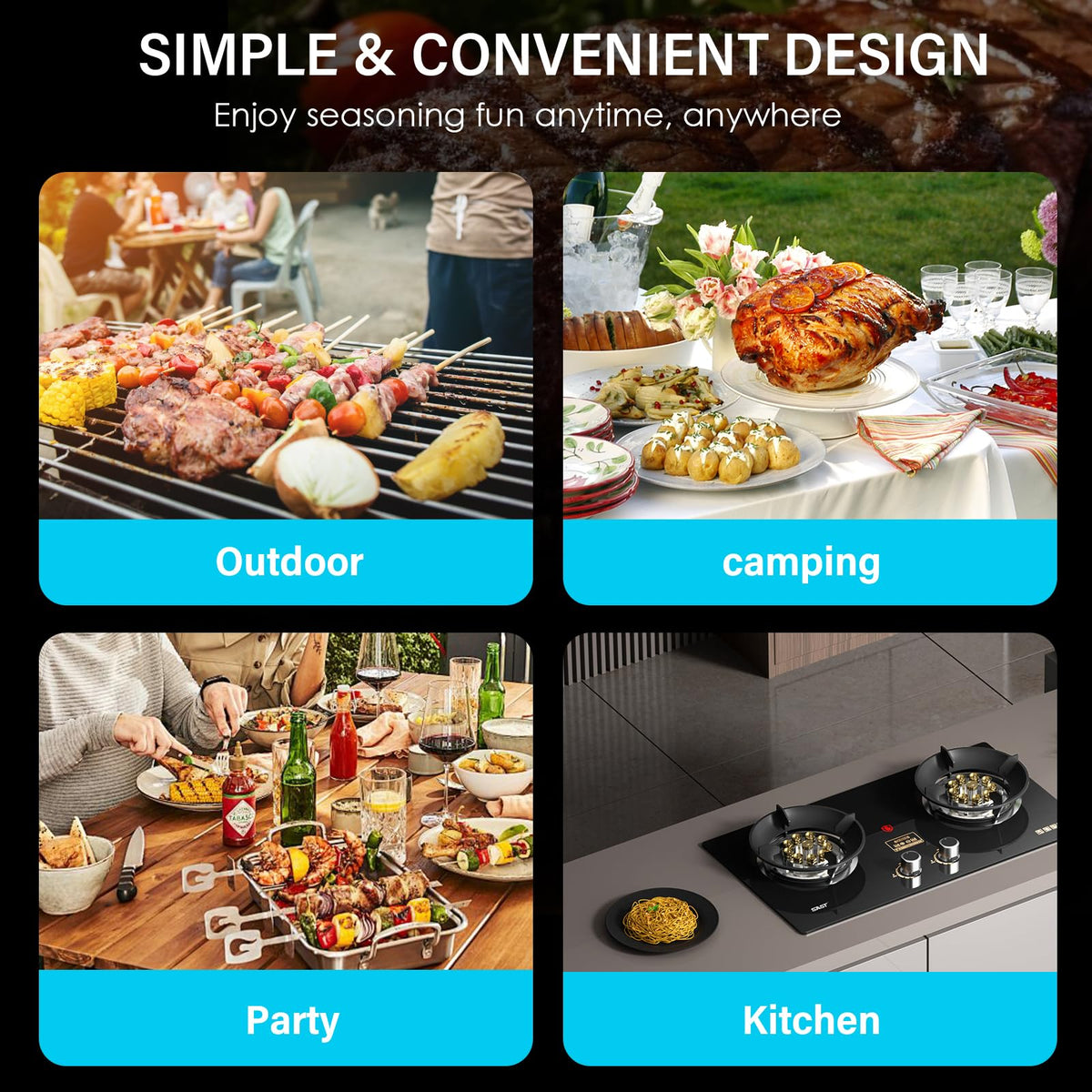 GEMII large capacity jar reduces refills during cooking
