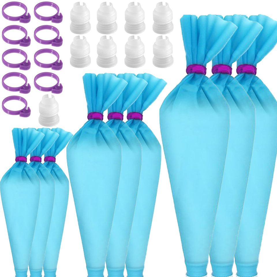 GEMLON reusable piping bags 12-inch for clean, precise frosting
