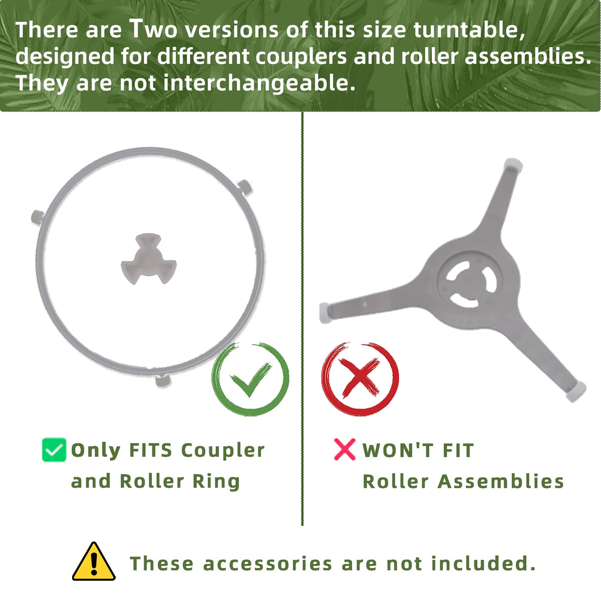 Gemroom turntable center coupler hole detail enables precise fit.