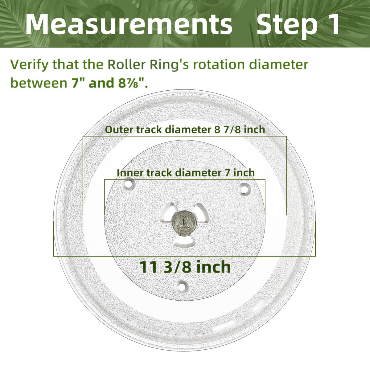 Gemroom GE WB49X10034/WB49X10097 plate replacement for durable use.