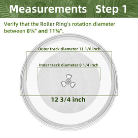 Gemroom GE WB49X10129-compatible plate with center hole for precise alignment.