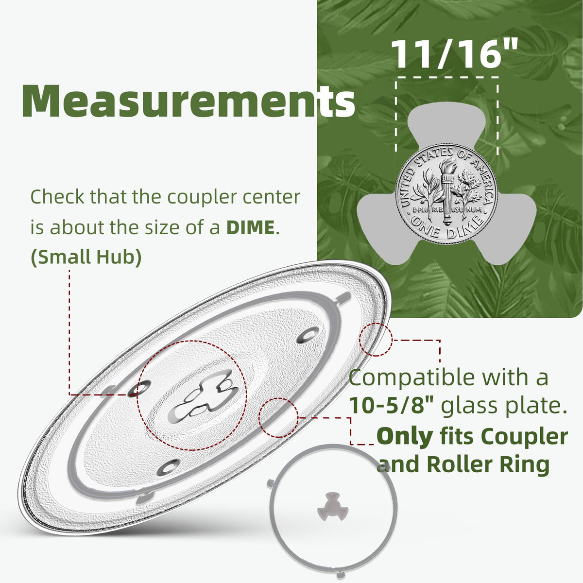 Gemroom roller ring diameter 7-9 inches provides reliable support.