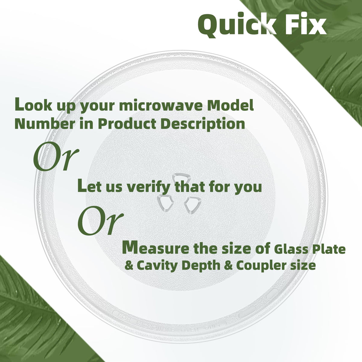 Gemroom Whirlpool WP8172138 replacement plate for consistent heating.