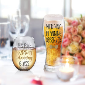 Gemwi Wedding Planning Gift Box showcases the set as a thoughtful engagement present.