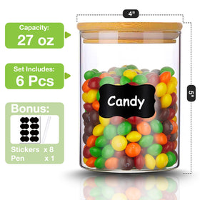 Gencywe borosilicate glass jar shows thick, durable construction for everyday use