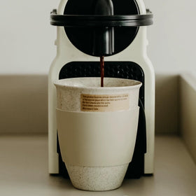 Gencywe ceramic travel mug easy-clean glaze, stain-resistant surface