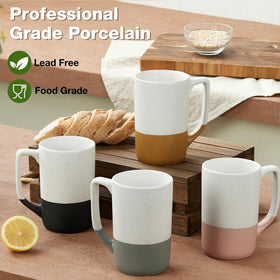 Gencywe comfortable-handle-mug focuses on secure grip and cool handling.