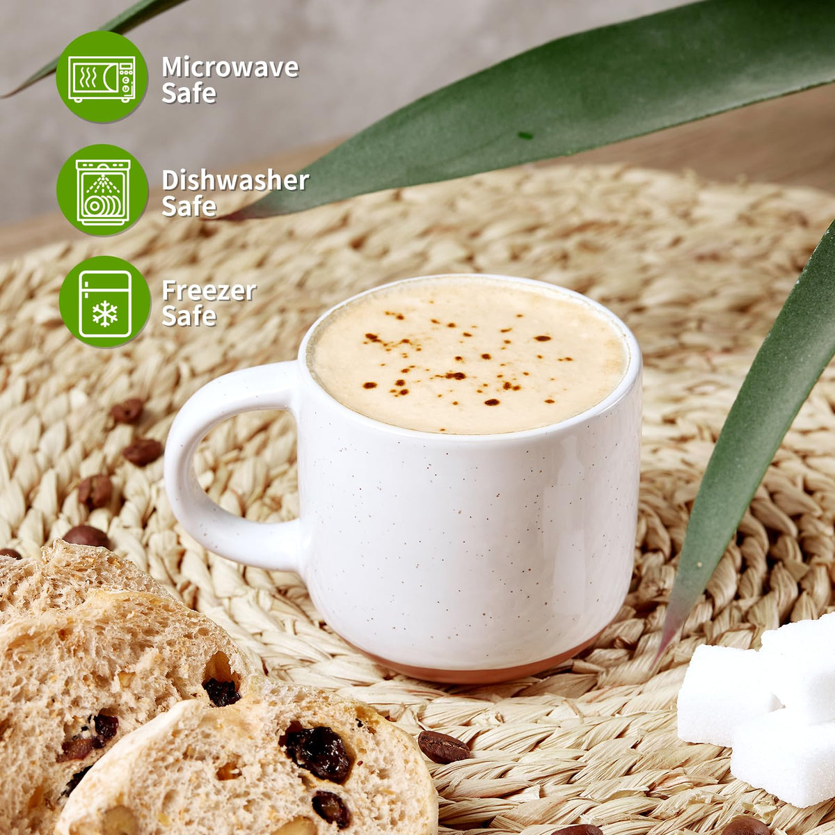 Gencywe Morandi dishwasher-safe demitasse cups ready for cleaning.