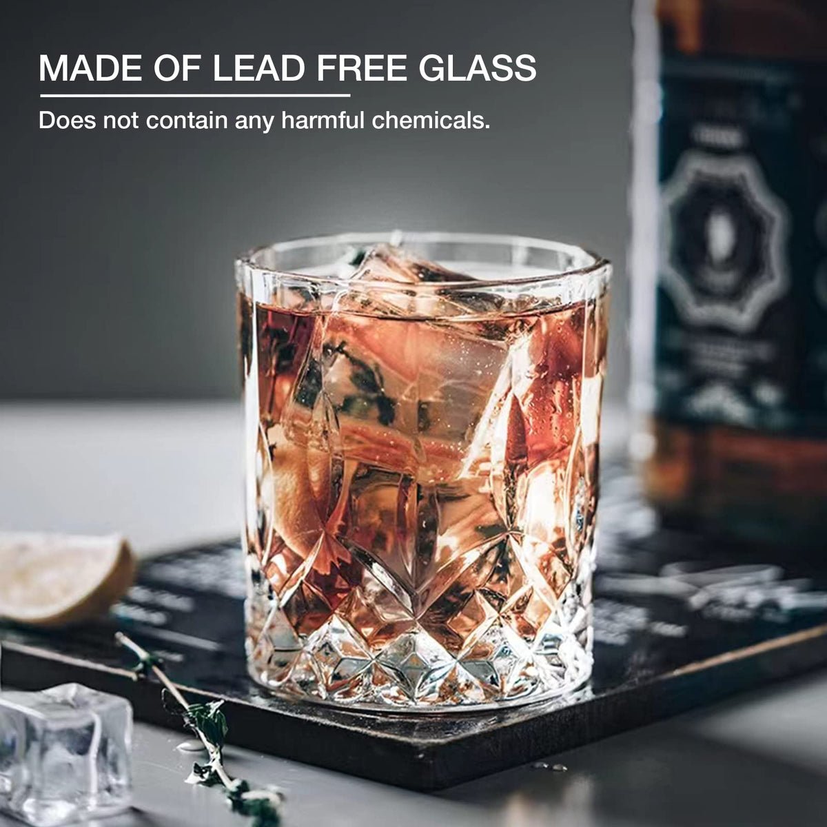 Gencywe dishwasher-safe glasses for easy cleaning after cocktails and spirits.