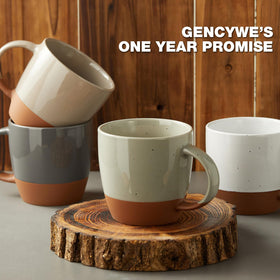 Stackable Morandi mugs by Gencywe save kitchen cabinet space.