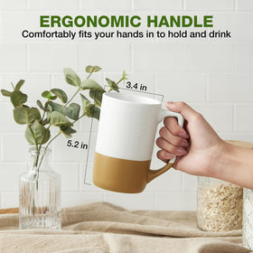 Gencywe porcelain mugs for coffee and tea with a refined glaze for daily use.