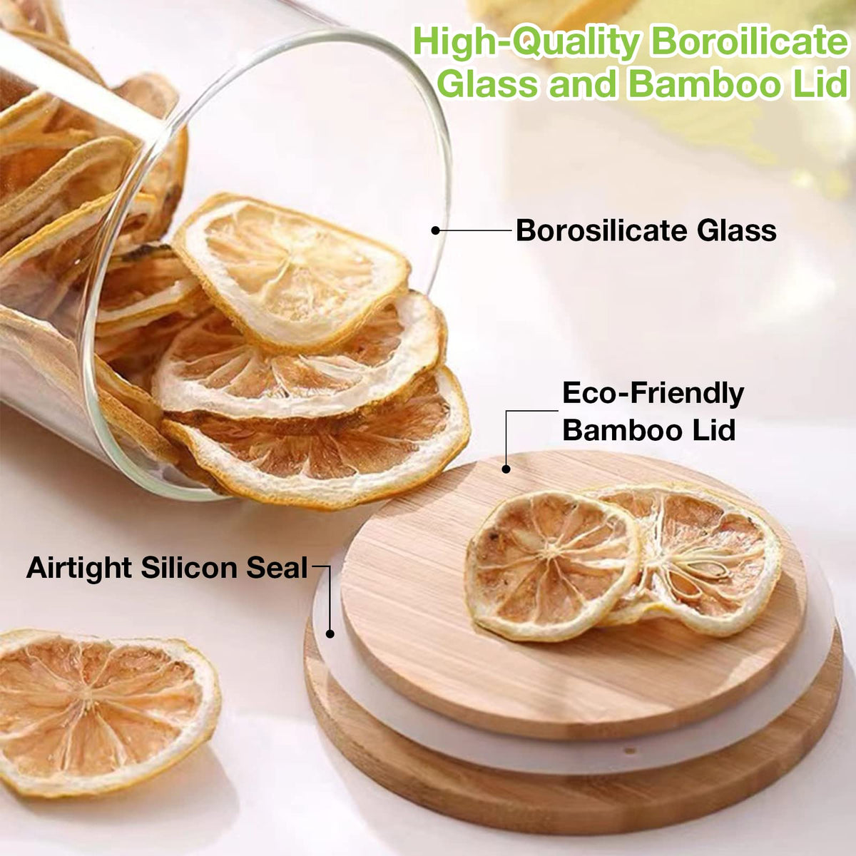 Gencywe space-saving jar design helps tidy kitchen shelves