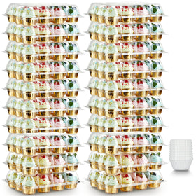 Gencywe stackable cupcake carrier holding 12 cupcakes for easy transport.