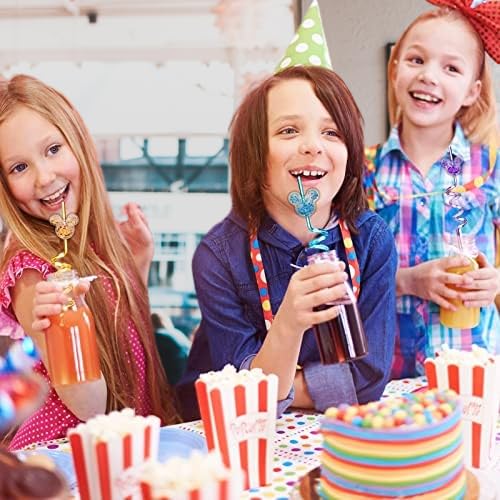 Generic 10.5-inch tall straws fit standard cups for convenience.