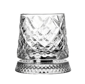Generic 360-degree rotating whiskey glass set for enhanced aroma during pours.