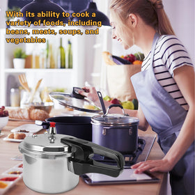 Generic 3L pressure cooker shows a secure locking lid for safe operation.