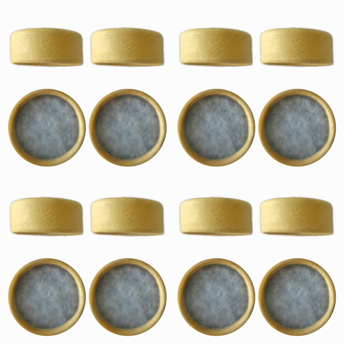 Generic activated carbon filter for silicone mouthpieces; 50-pack with odor control potential.