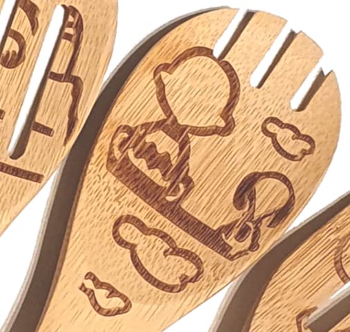 Generic Bejky high-heat spatulas resist wear during sautéing.