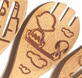 Generic Bejky high-heat spatulas resist wear during sautéing.