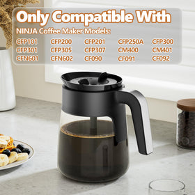 Generic BPA-free carafe replacement for Ninja coffee makers.