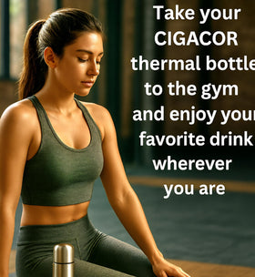 Generic CIGACOR 17oz bottle travel-friendly design fits cup holders