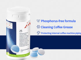 Generic Cleaning Tablets water-tank-dissolve demonstrating dissolution for cleaning.