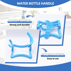 Generic collapsible water stand folded compactly for easy storage.