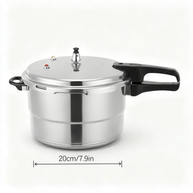 Generic compact pressure canner with safety lock for worry-free cooking on any stove.