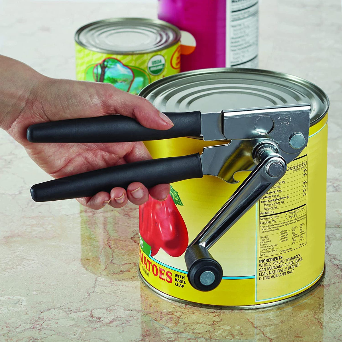 Generic Crank Handle commercial can opener with a smooth crank for effortless opening.