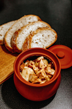 Generic Cute Mini Kitchen Clay Pot for bread baking, delivering rustic crust and aroma.