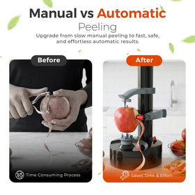 Generic Electric Peeler food holder guides produce for accurate peeling.