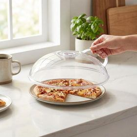 Generic ergonomic heat-resistant handle provides secure grip and safe handling.
