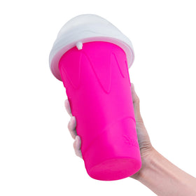 Generic Frozen Magic Slushy Maker Cup in use
