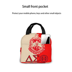 Generic Sorority lunch bag gift-ready design for sorority events.