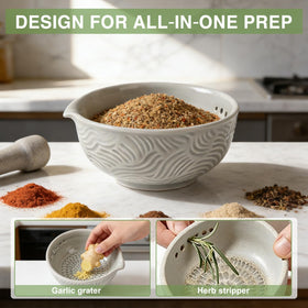 Generic 3-in-1 ginger garlic herb grater plate supports versatile home prep.