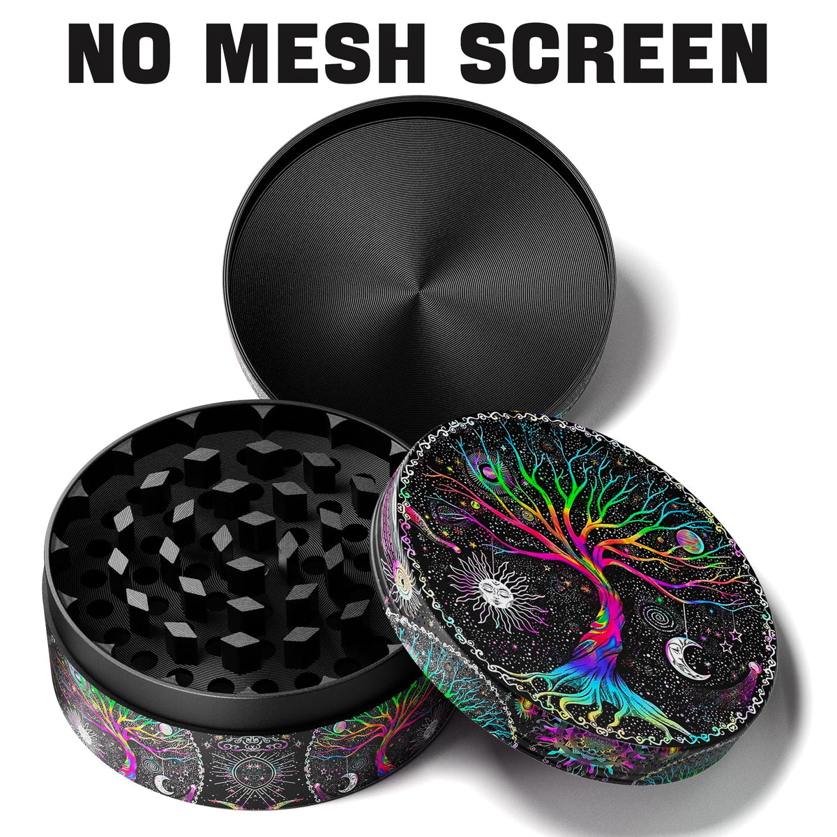 Generic Grinder Magnetic Manual Grinder Black ergonomic grip supports comfortable, effortless operation.
