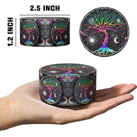 Generic Grinder Magnetic Manual Grinder Black diamond-sharp teeth deliver smooth, even grinding.
