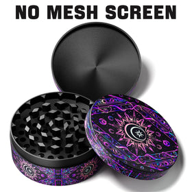 Generic Manual Grinder lid open, shows easy cleaning and refilling.