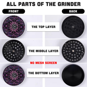 Generic Manual Grinder teeth close-up, diamond-sharp for precise grinding.