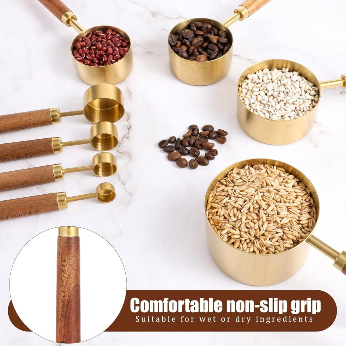 Generic hanging hole keeps your kitchen organized and space-saving.