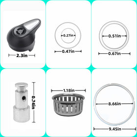 Generic IP-Lux sealing ring delivers a tight seal for consistent cooking results