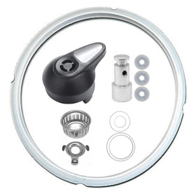 Generic IP-Lux steam release handle for safe venting and quick pressure control