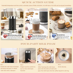 Generic Milk Frother ergonomic design for easy grip and use.