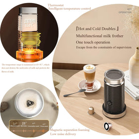 Generic Milk Frother inner mechanism with magnetic foaming technology.